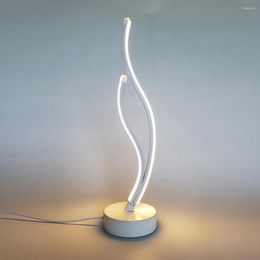 Table Lamps Energy-saving LED Desk Reading Lamp Acrylic Art For Lighting Decoration