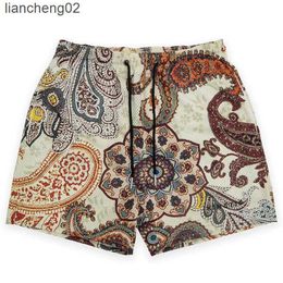 Men's Shorts SPOREVO Polyester Shorts men 2022 Summer Quick Dry GYM Sport Shorts Fitness Jogging Workout Shorts Printed Short Pants W0408