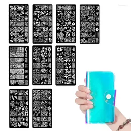 Nail Art Kits Image Stamp Stamping Plate Manicure Template DIY Print Stickers Personality Decoration