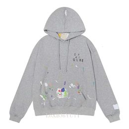 Men's Hoodies Sweatshirts Designer Clothing Galleries Hoodie Splash-Ink Depts Womens Printing High Street Versatile Hooded Letter630