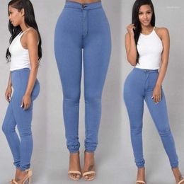 Women's Jeans 2023 Slim Professional Trousers Women Western-style White Black Pants High Waist Formal Female Pencil