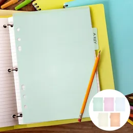 Pcs Divider Index Board Colourful Dividers Label Mini Notepad Office Tabs Blank Adhesive Plastic