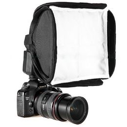 Freeshipping Camera Flash Diffuser 23cm Mini Portable 9inch Softbox Diffuser for Flash/Speedlite/Speedlight 23x23cm Rgruu