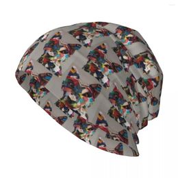 Berets Dota??s Patchwork Dog Knit Hat Military Tactical Cap Beach Outing For Women Men's