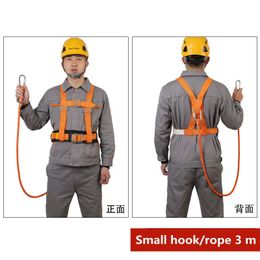 Climbing Ropes Safety Belt Anti-fall High Altitude Work Construction Wear-resistant Safety Rope Belts Set for Electrician Outdoor Climbing 231101