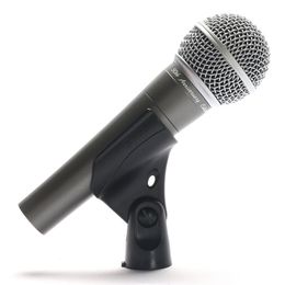 New High Quality SM58S Wired Dynamic Cardioid Microphone SM 58 Vocal Microfone Mike Mic for DJ karaoke KTV church stag