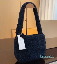 the toteSingleCrossbody bag Shopping Lamb hair mini bag