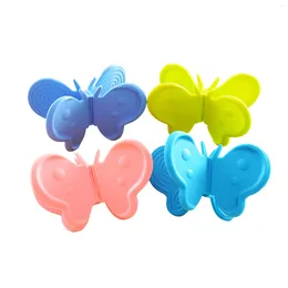 Tools Butterfly Mini Silicone Holder Oven MiRefrigerator Magnets Heat Resistant Gloves For All Pot Holders Kitchen