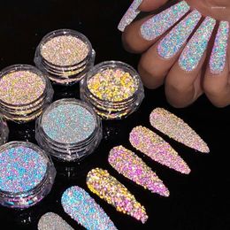 Nail Glitter Sequins UV Gel Polish Powder Decorations Reflective Pigment Sparkling Diamond