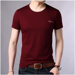 Men's T Shirts 2023 Summer Fashion Brand Tshirt Mens O Neck High QualityTops Streetwear Trending Modal Short Sleeve T-Shirt Men Clothing