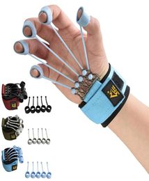 3 Levels Resistance Bands Hand Grip Set Strengthener Exerciser Kit Finger Stretcher Speed Up Rehabilitation 204060lbs 2207135492453