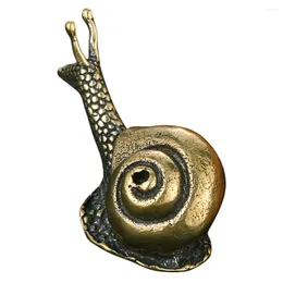 Garden Decorations Little Snail Ornament Office Desktop Brass Exquisite Figurine