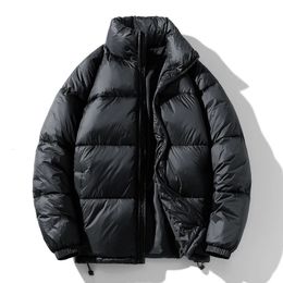 Men's Down Parkas Fashion Brand Winter Men Clothing Jacket Parka Male Zipper Thicken Warm Snow Coats Hooded Windbreaker Outerwear 231108