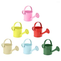 Garden Decorations 6 Pcs Watering Can Succulent Device Kids Indoor Plants Flowerpot Gardening Tool Plastic Child Toys