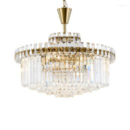 Pendant Lamps Customised Post-modern Luxury Crystal Lamp Villa Duplex Creative Living Room Chandelier