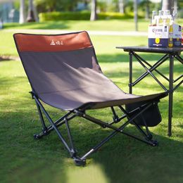 Camp Furniture Nordic Terrace Swimming Camping Chair Small Park Metal Modern Sun Loungers Outside Backyard Kamp Sandalyesi Outdoor