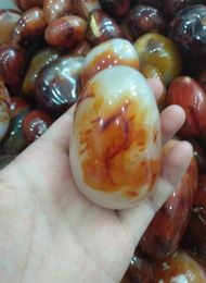 1pcs 100 natural red agate crystal reiki healing Madagascar red agate tumble gemstone whole as gift4056331