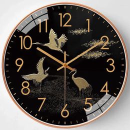 Wall Clocks Modern Simple Candy Color Clock Mute Living Room Mounted For Home Decoration Tools