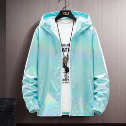 Men's Jackets Spring Summer Couple Clothes Oversized Thin Style Outwear Mens Y2K Zip Up Hoodie Jacket Coat Jaqueta Masculina S-7XL