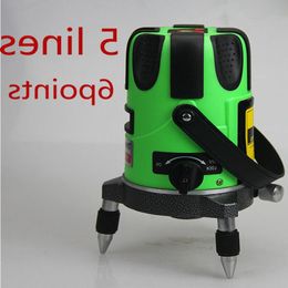 Freeshipping Hot Outdoors 360 rotary laser level self levelling 5 line 6 point Cross level laser 110-240V Xrxro
