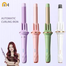 Curling Irons MinHuang 28/32mm Automatic Hair Curler Large Wave Curling Iron Tongs Temperature Adjustable Anion Fast Heating Styling Curlers 231109