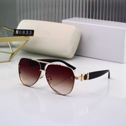 2023 Fashion Designer Sunglass High Quality Sunglasses Women 0833 Men Glasses Womens Sun glass UV400 lens Unisex With box