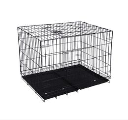 Multi Large Medium Small Dog Carrier Wire Folding Overstriking Cat Cage Skylight Pet Crate Home Garden HA1495943645