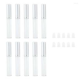 Storage Bottles 10pcs 5ml Empty Eyelashes Growth Liquid Dispenser Bottle Eyelash Mascara Container DIY Tool For Travel Use