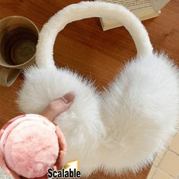 Ear Muffs Soft Plush Warmer Winter Warm for Women Men Fashion Solid Colour Earflap Outdoor Cold Protection EarMuffs Cover 231109