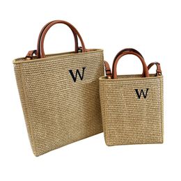 Designer Beach Bags Summer Tote Bag Women Fashion Handbag Vacstion Shoulder Straw Bags Designer Brand Crossbody Female Woven Basket