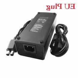 Freeshipping AC 100-240V Adapter Power Supply Charger Cable for X-BOX 360 Slim Ideal Replacement Charger With LED Indicator Light EU Pl Pxni