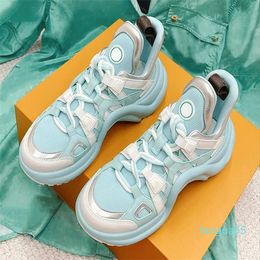 2024-Men Women Dress Shoes Monograms Double Bow Laces Flower Mesh Calf Leather Suede Outsole Winter Skate Sneaker Top Ladies Sports Shoes 35-45