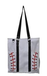 2021 squre baseball stitching All Purpose Organiser 18quot Large Utility Tote Bag 3 2017 Spring New Pattern9745978