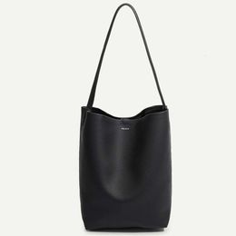 The Row Designer bucket bags lychee patterned bucket bag women's bag simple large capacity bag large small bags are versatile
