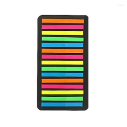 Gift Wrap Fluorescence Self Adhesive Stickers Memo Pad Sticky Notes Bookmark Marker Book Paper Student Office Supplies