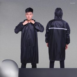 Raincoats Adult Long Raincoat Outdoor Windproof Emergency Poncho Portable Ultralight Hiking Hooded Universal Regenjas Rain Gear