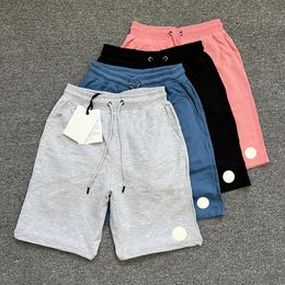 Designer französische Marke Herren Shorts 100% Baumwoll Luxus Herren Kurzsport Sommer Womens Trend rein atmungsaktive Kurzschwimmwarenkleidung