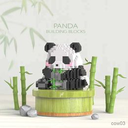 Blocks Creative DIY Animal Cute MINI Style Animal Panda Building Block Educational Boy Toys For Children Model Bricks