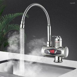 Kitchen Faucets 3000W Electric Water Heater Faucet Tap Instant Cold Heating Tankless With LED Digital Display