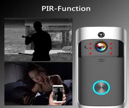 Smart WiFi Video Doorbell Camera Visual Intercom Night Vision IP Eye Door Bell Door Phone Wireless Home Security Camera 720P206H203253189