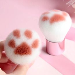Makeup Brushes Multifunctional Brush Mini Cat Claw Flat Soft Fluffy Birch Handle Base Tool