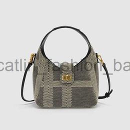 Cross Body Women's Bag 2023 Summer New Women's Canvas Vegetable Basket Crossbody Bag Handheld Shoulder Bagcatlin_fashion_bags