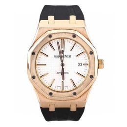 Ap Swiss Luxury Wrist Watches Royal AP Oak Series 15400r Automatic Mechanical Men's 18k Rose Gold Dial 41mm Full Set R3H1