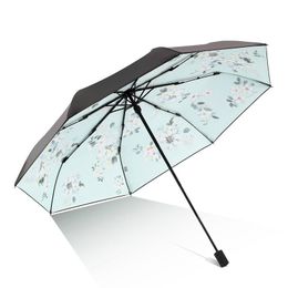 Umbrellas Flower Cute Children Umbrella Folding Windproof Fashion Travel Outdoor Paraguas Infantil Household JJ60YS