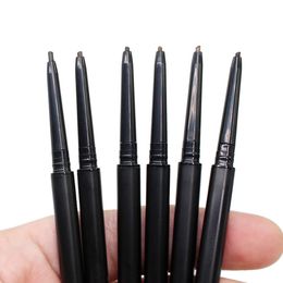 Eyebrow Enhancers 10 Pieces Private Label Thin Brow Pencil Waterproof Long Lasting Double Head Eyebrow Pen Custom Wholesale 231109