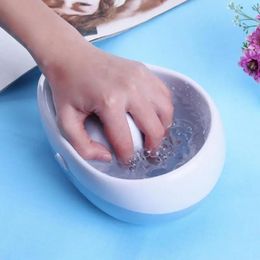 Nail Treatments Electric DIY Nail Art Soak Bowl Bubble Vibration Hand Wash Nail Gel Polish Remover Nail SPA Manicure Tool Nails Remover Tools 231108