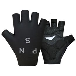 Cycling Gloves PAS Cycling Gloves Breathable Bike Glove 3D GEL Pad Half Finger Outdoor Sporting Bicycle Gloves 231109