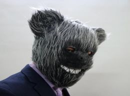 New Full head Animal Latex Mask Scary Killer Teddy Bear Mask Face Cosplay animal Black bear Festive party halloween decorations Co2089025