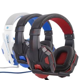 Freeshipping Adjustable Length Hinges 35mm Surround Stereo Gaming Headset Headband Headphone with Mic for PC 3 Color For Choice Ektgr