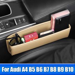 Car Organiser Car Seat Crevice Storage Box For Audi A4 B5 B6 B7 B8 B9 B10 S4 RS4 Sedan Avant 2000 2008 2009 2010 - 2022 2023 2024 Accessories Q231109